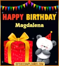 GIF Happy Birthday Magdalena